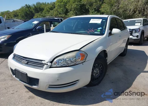 2007 Chevrolet Impala Police from USA, damaged, VIN 2G1WS55R379310001